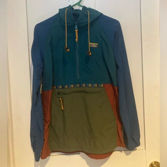 L.L. Bean- Women's Mountain Classic Anorak, Multi-Color, S Reg - Picture 1 of 7